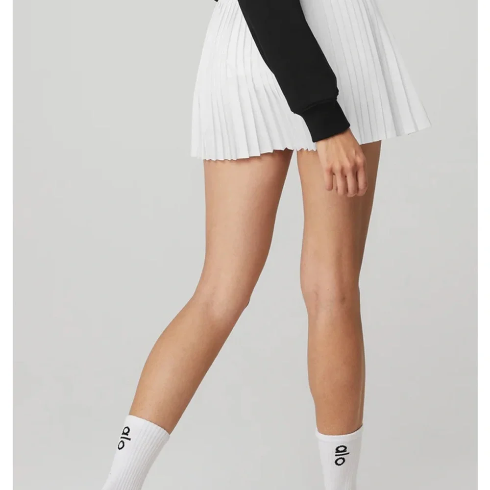 ALO Yoga White Mini Skirt